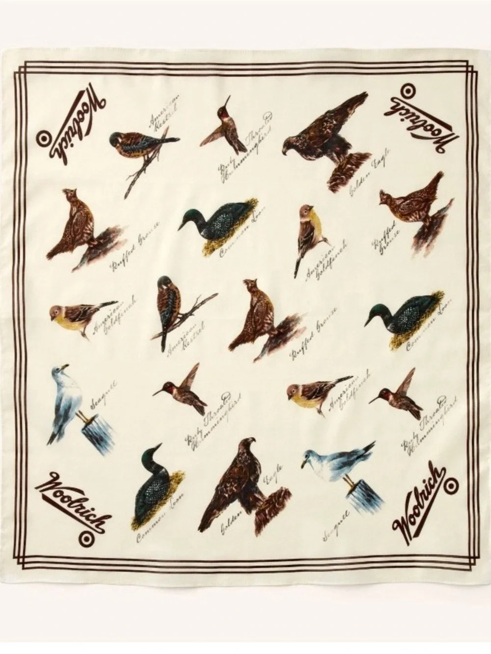 Woolrich x Target Bird Motif Bandana